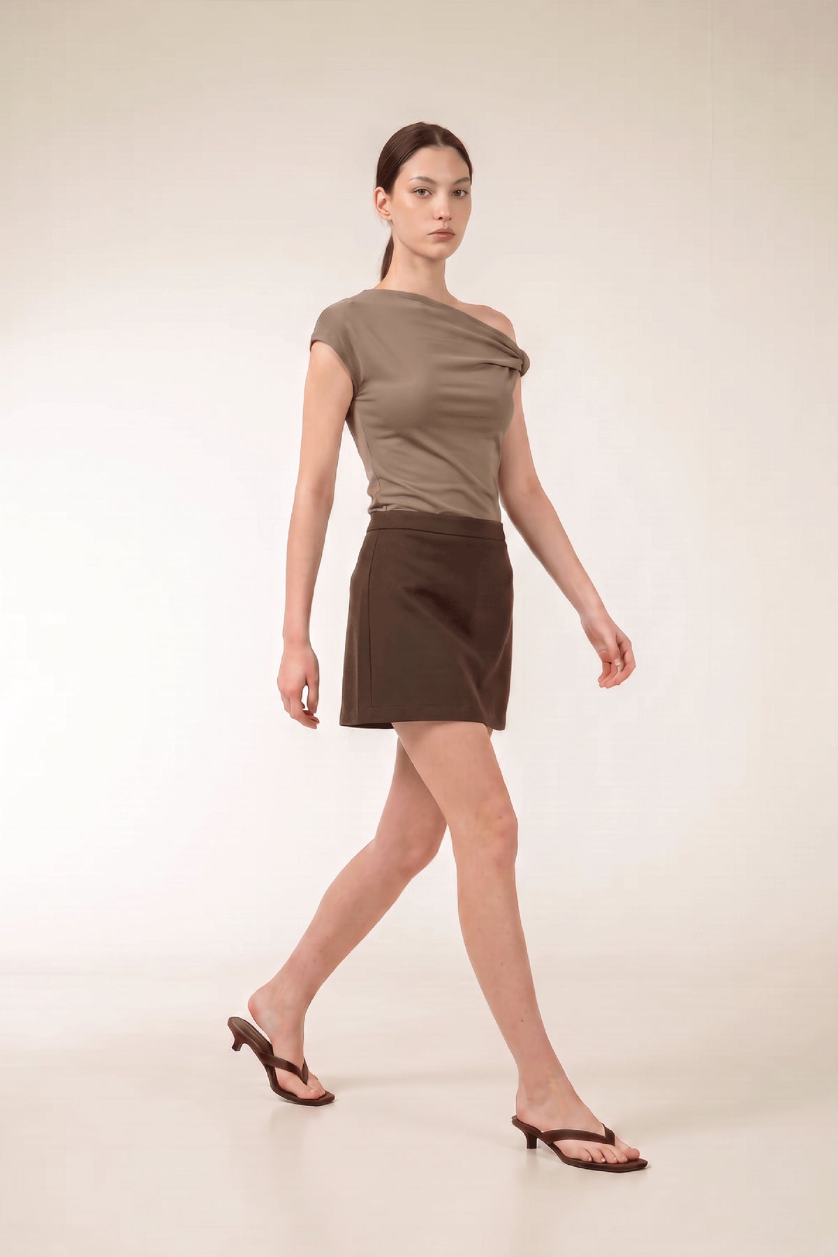 JENNA Top in Khaki