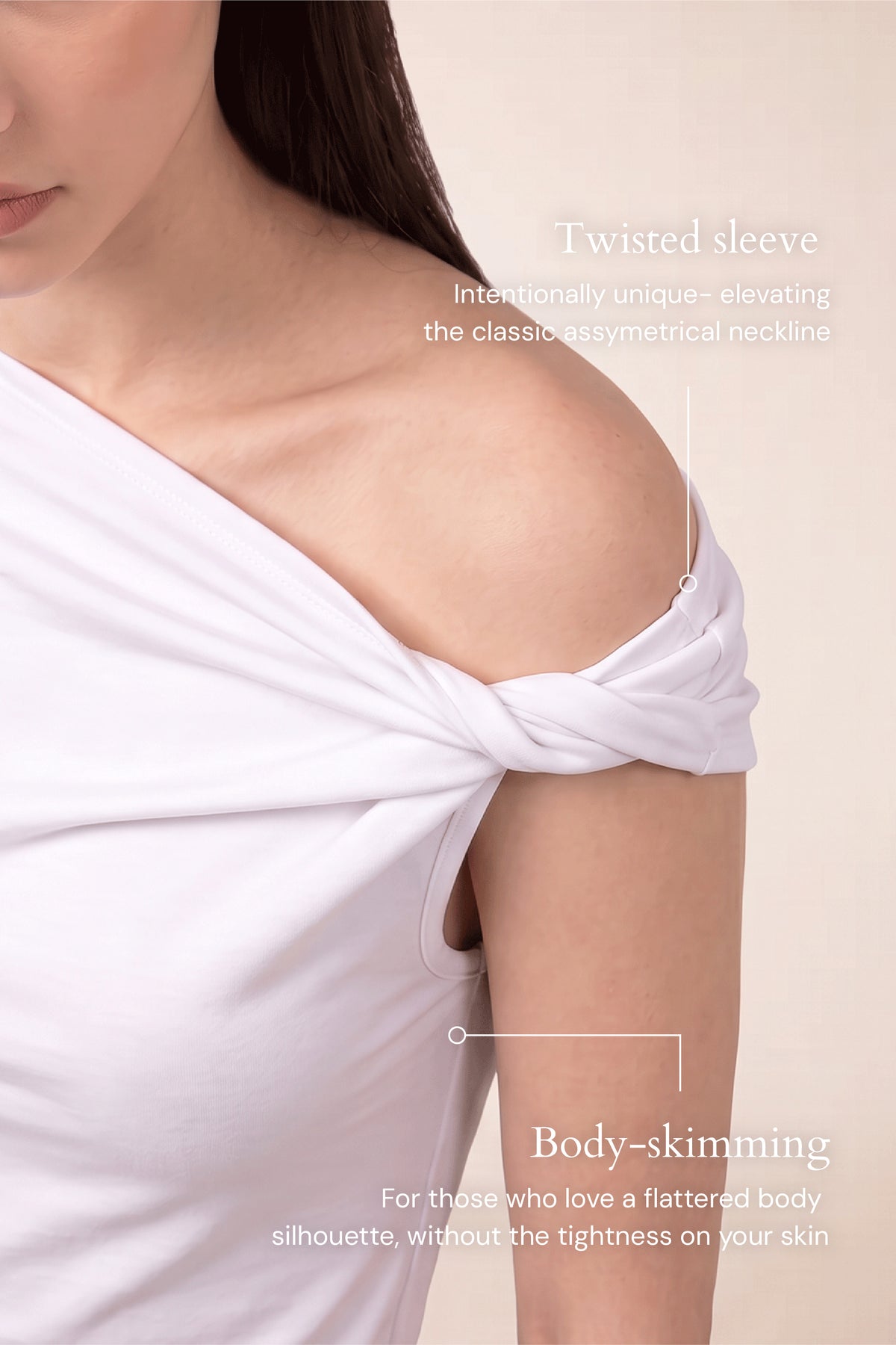 JENNA Top in White