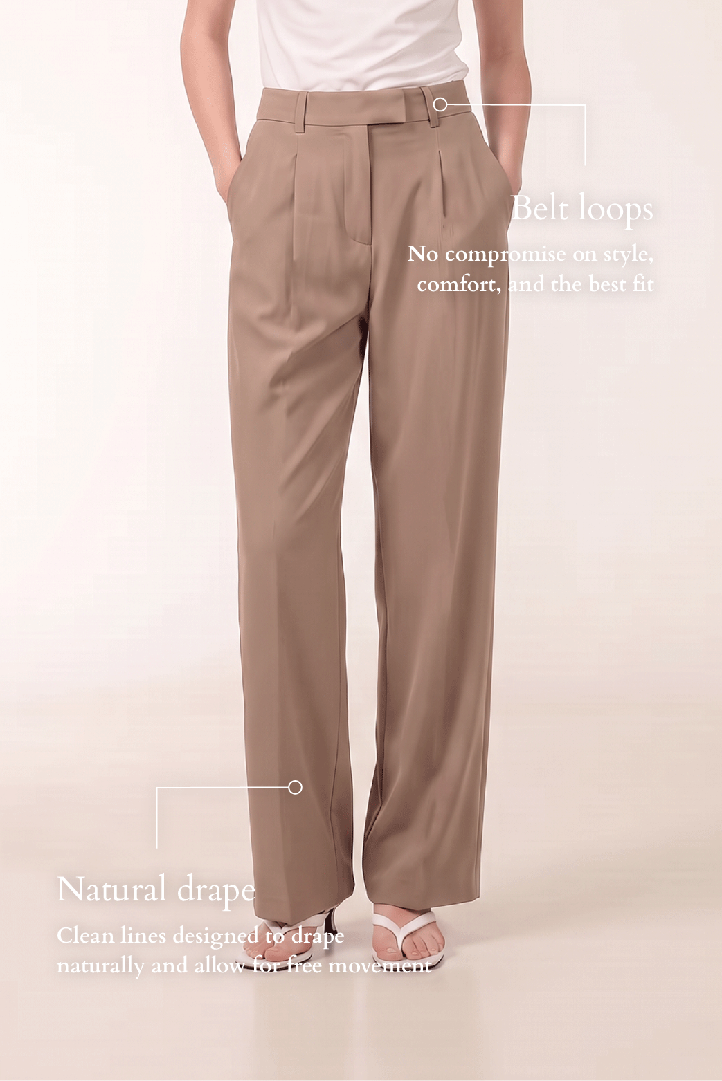 ALEXA Pants In Khaki