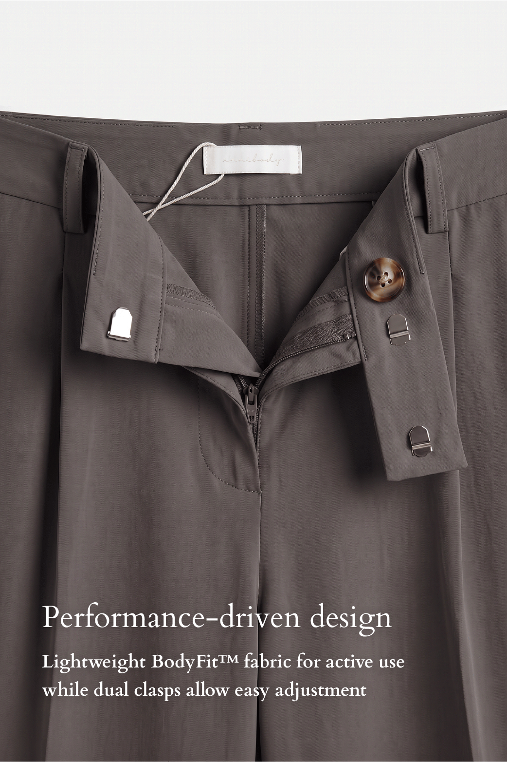 ALEXA Pants In Charcoal