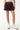 SIDE LINE Pleated Skirt in Mocha