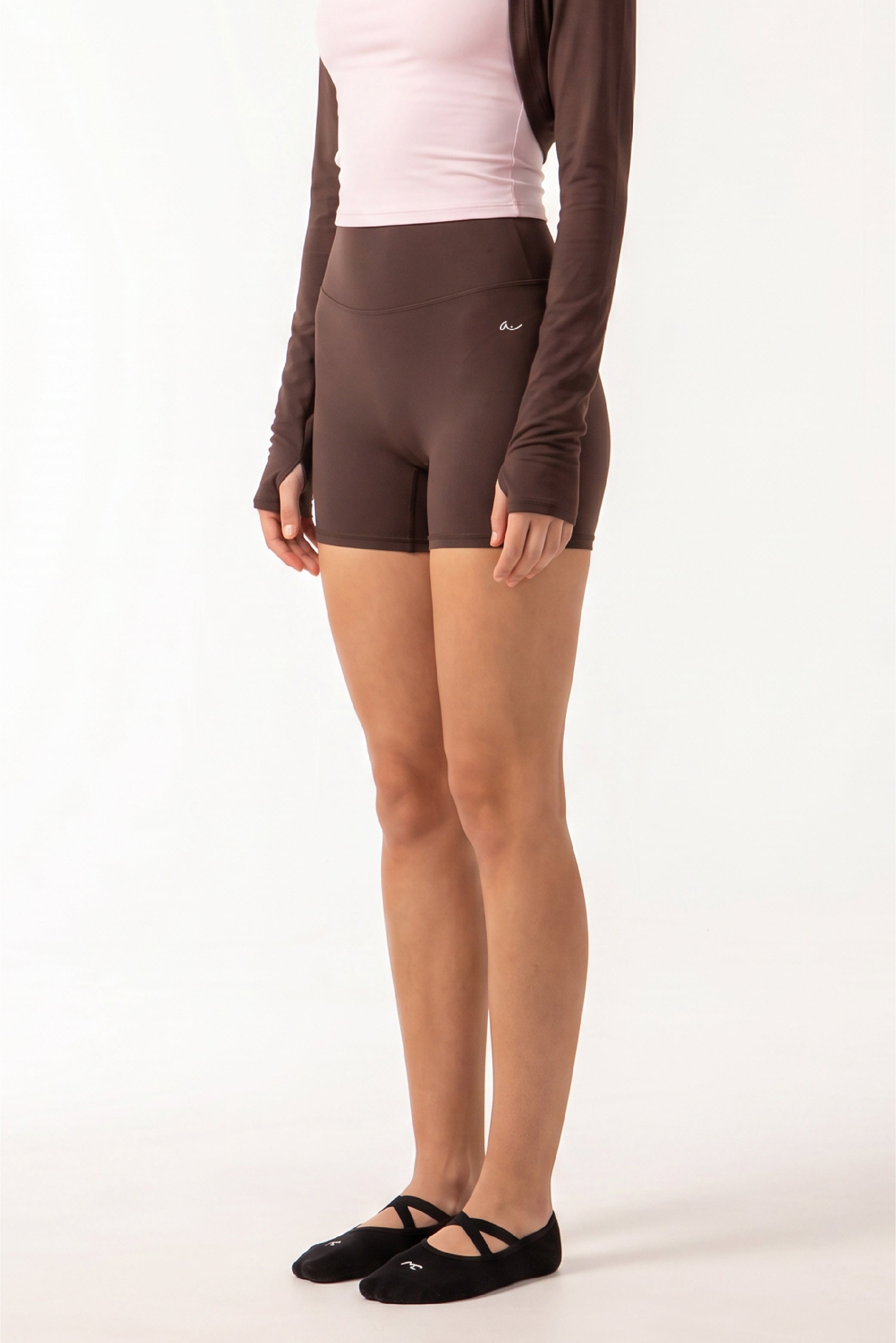 TAYLOR Mini Shorts in Mocha