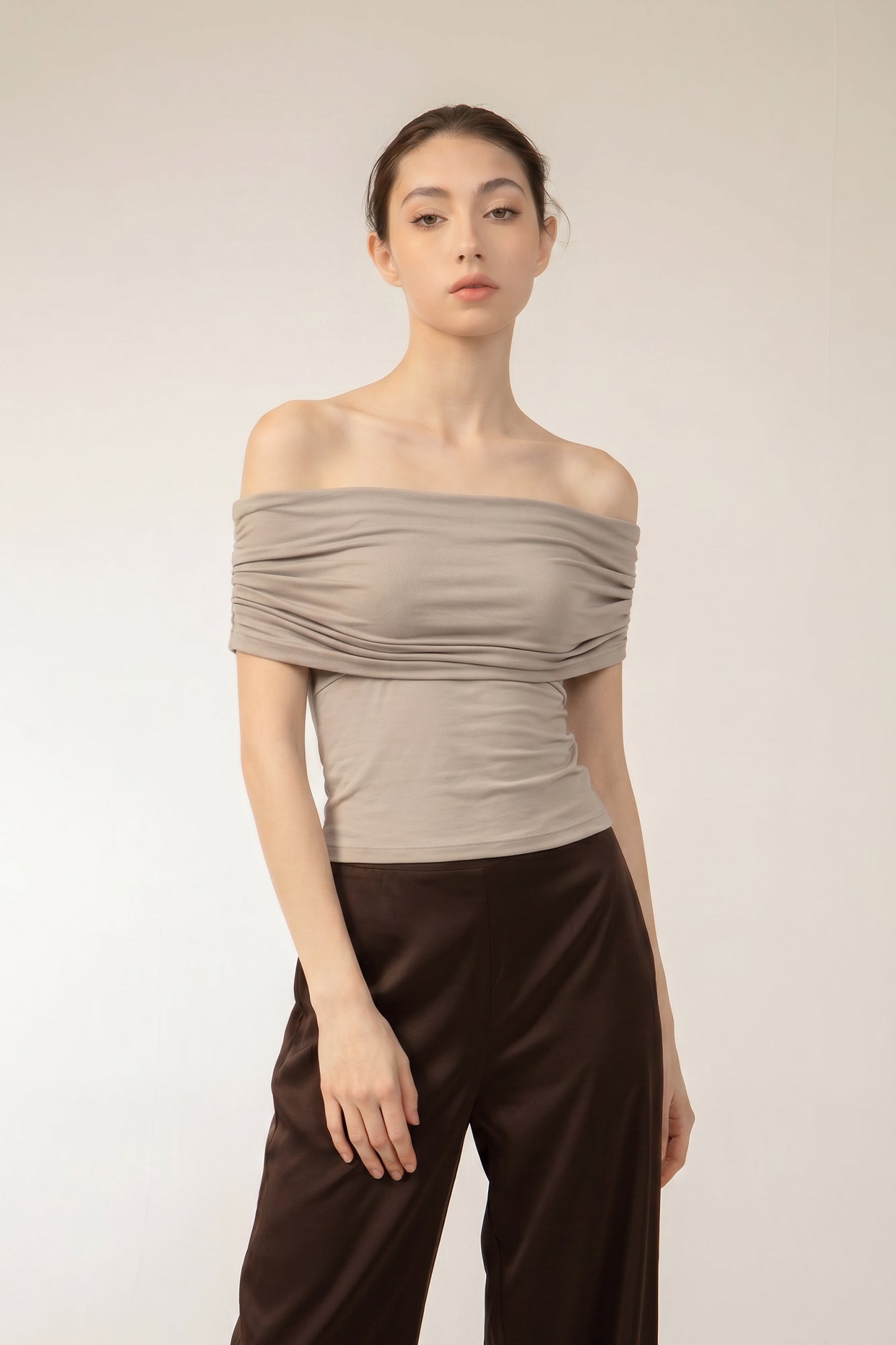 ARELLA Cape in Tan