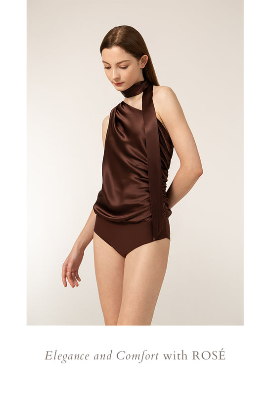 Comfortable bodysuit in organic stretch cotton - ONE - NOIR - ETAM
