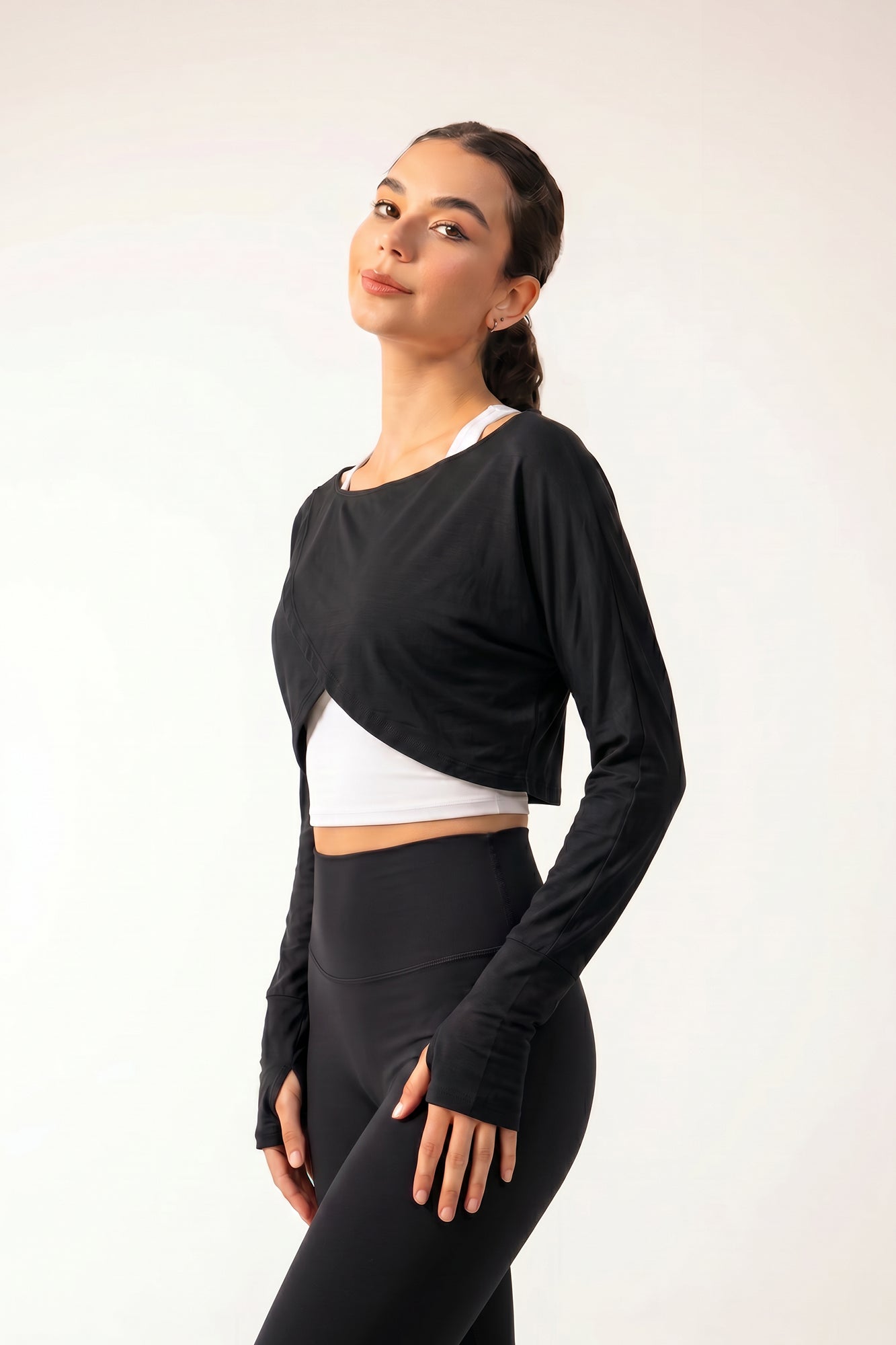 BONNIE 3-way Shrug in Black