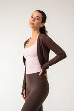BONNIE 3-way Shrug in Mocha