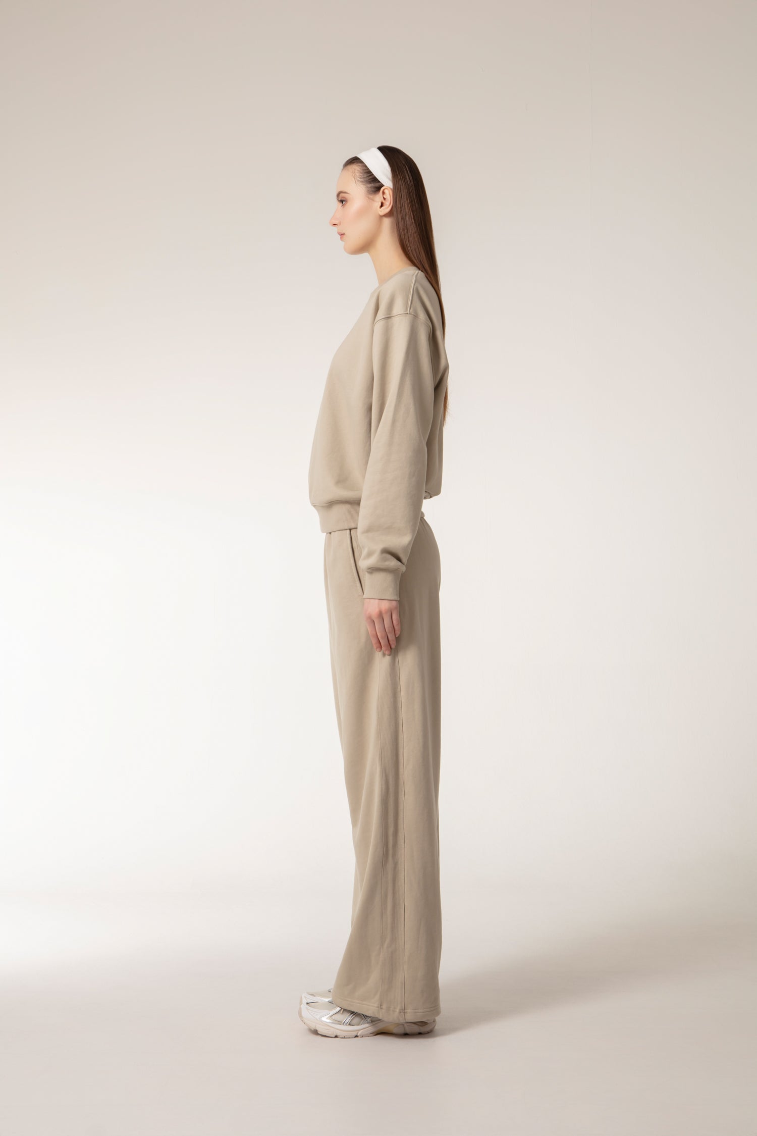 CUSHY Sweats pants - Taupe