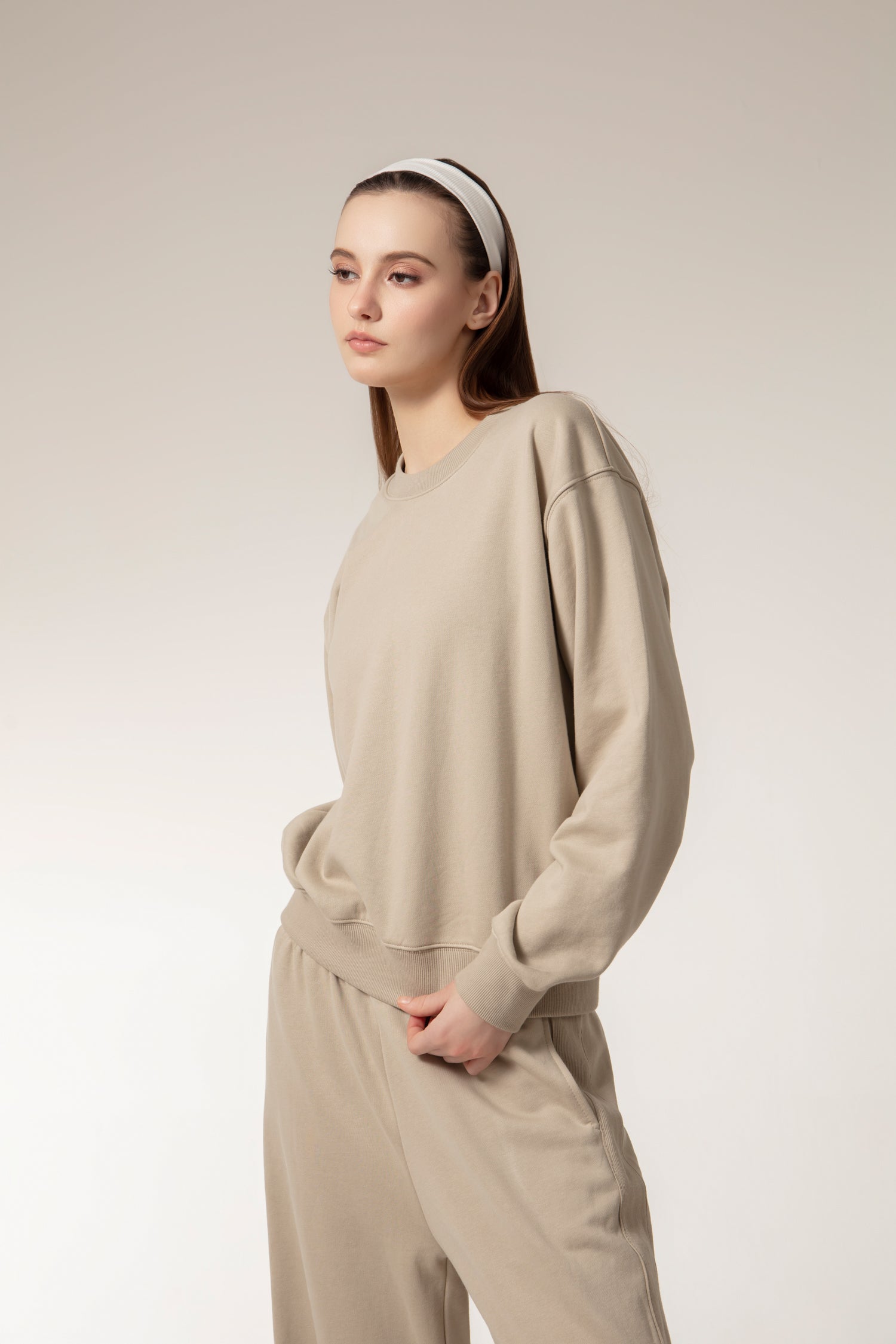 CUSHY Sweats pants - Taupe