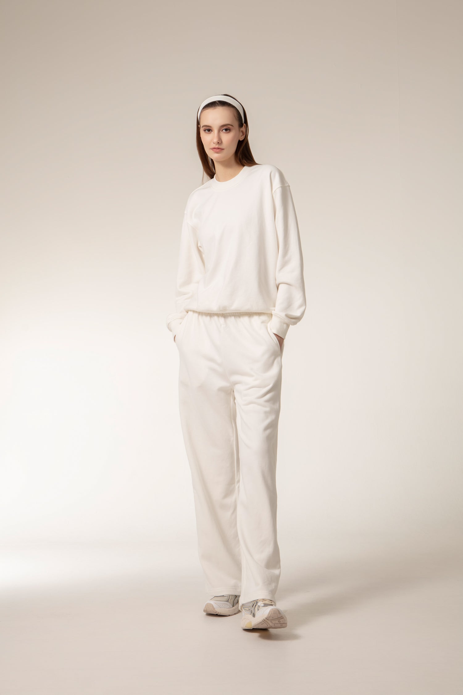 CUSHY Sweats Pants - White