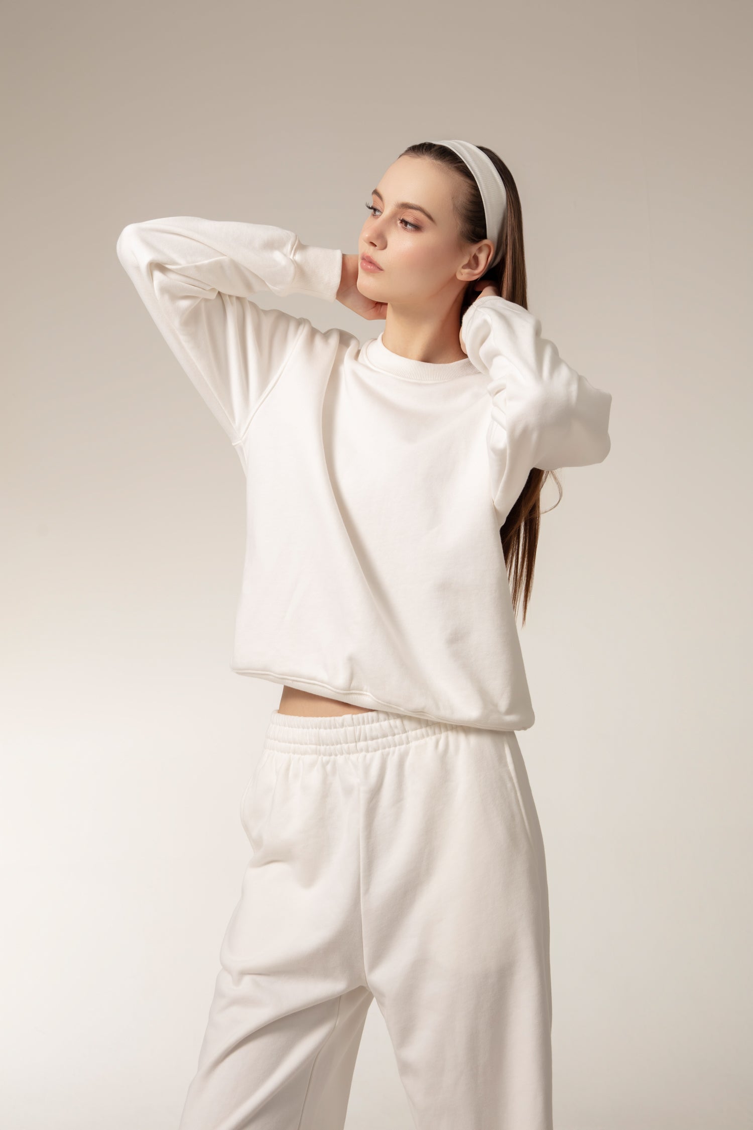 CUSHY Sweats Pants - White