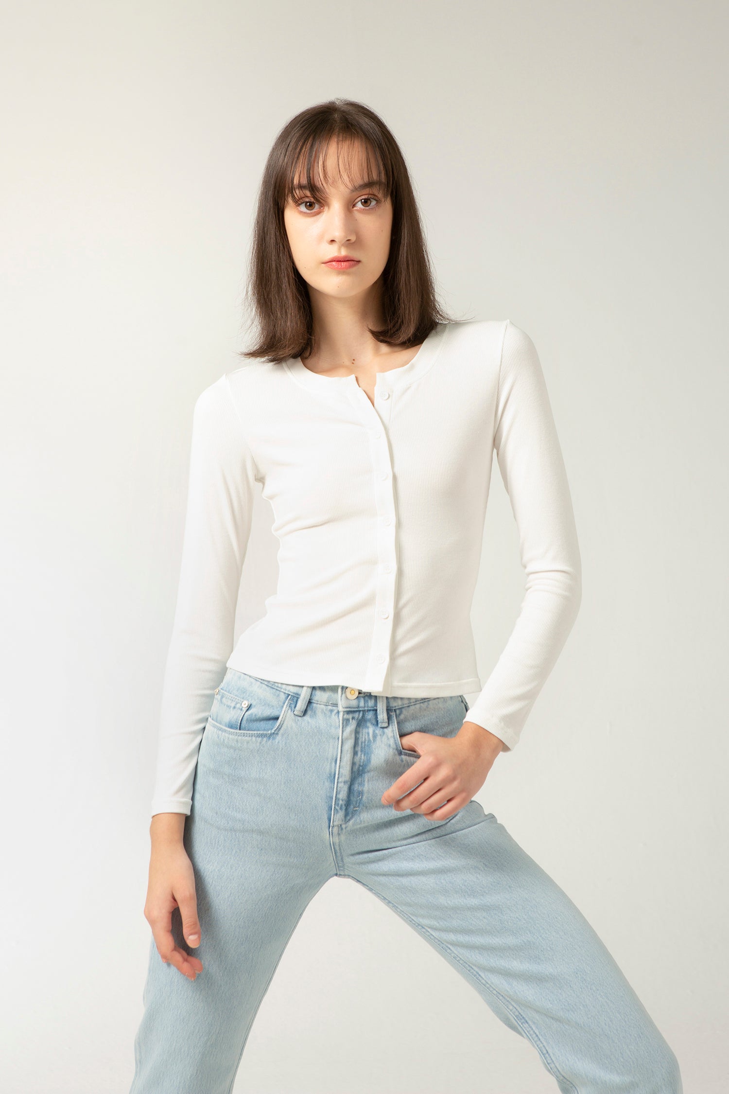LUV Cardigan - White