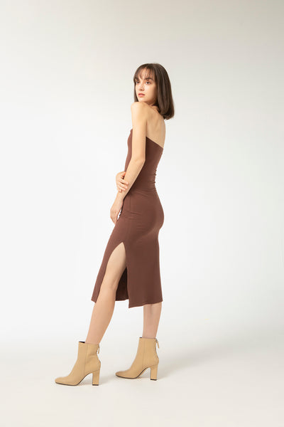 bec and bridge elke midi dress JESY Dress - Mocha