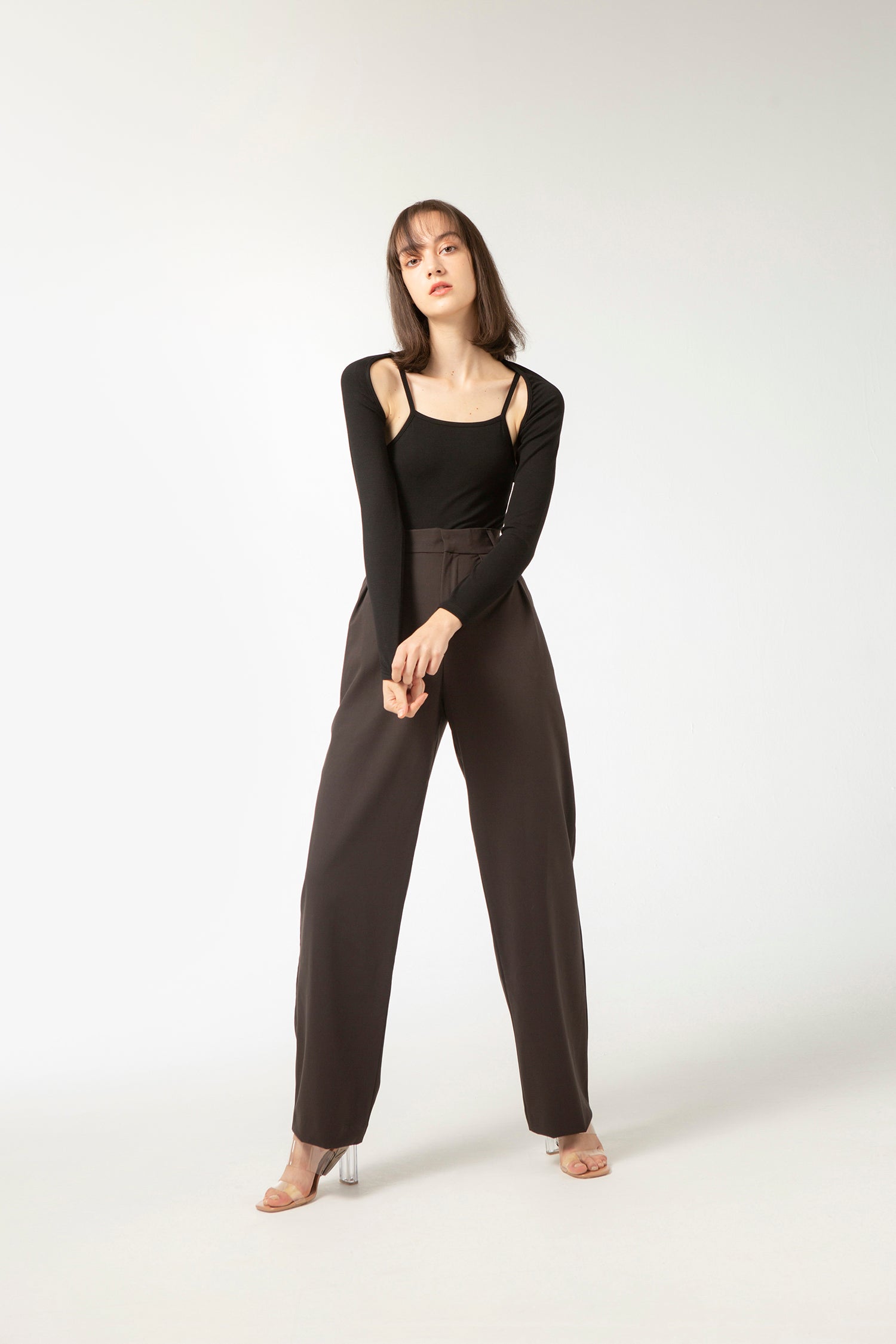 LUV Cardigan - Black (Cropped)