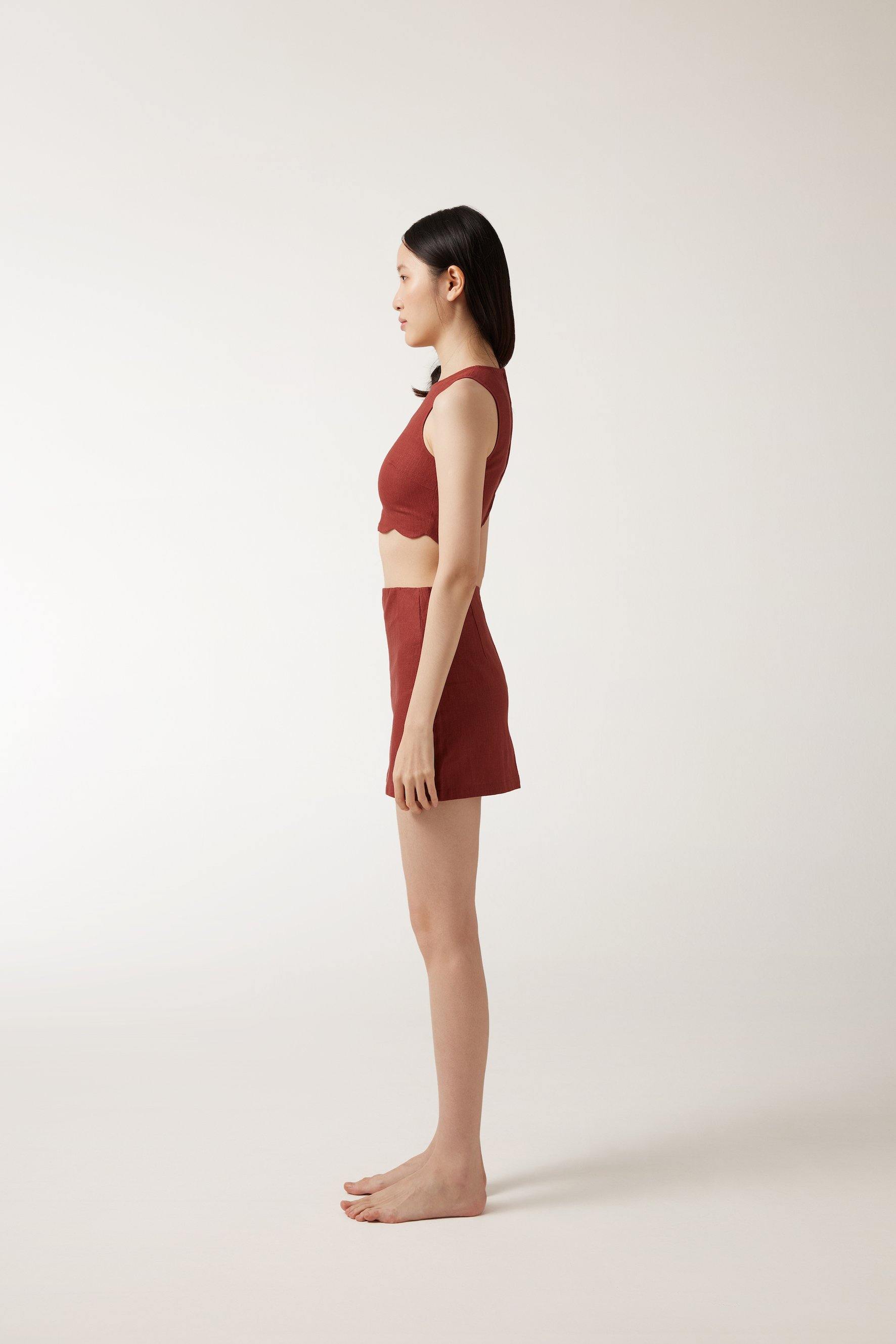 SOPHIE Top - Maroon - ANNIBODY
