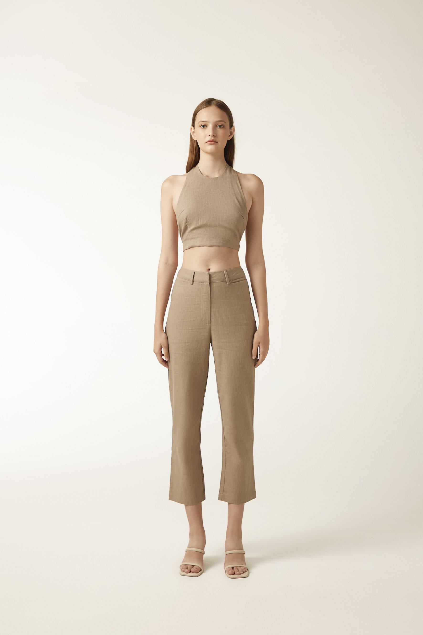 REINA Pants - Taupe - ANNIBODY