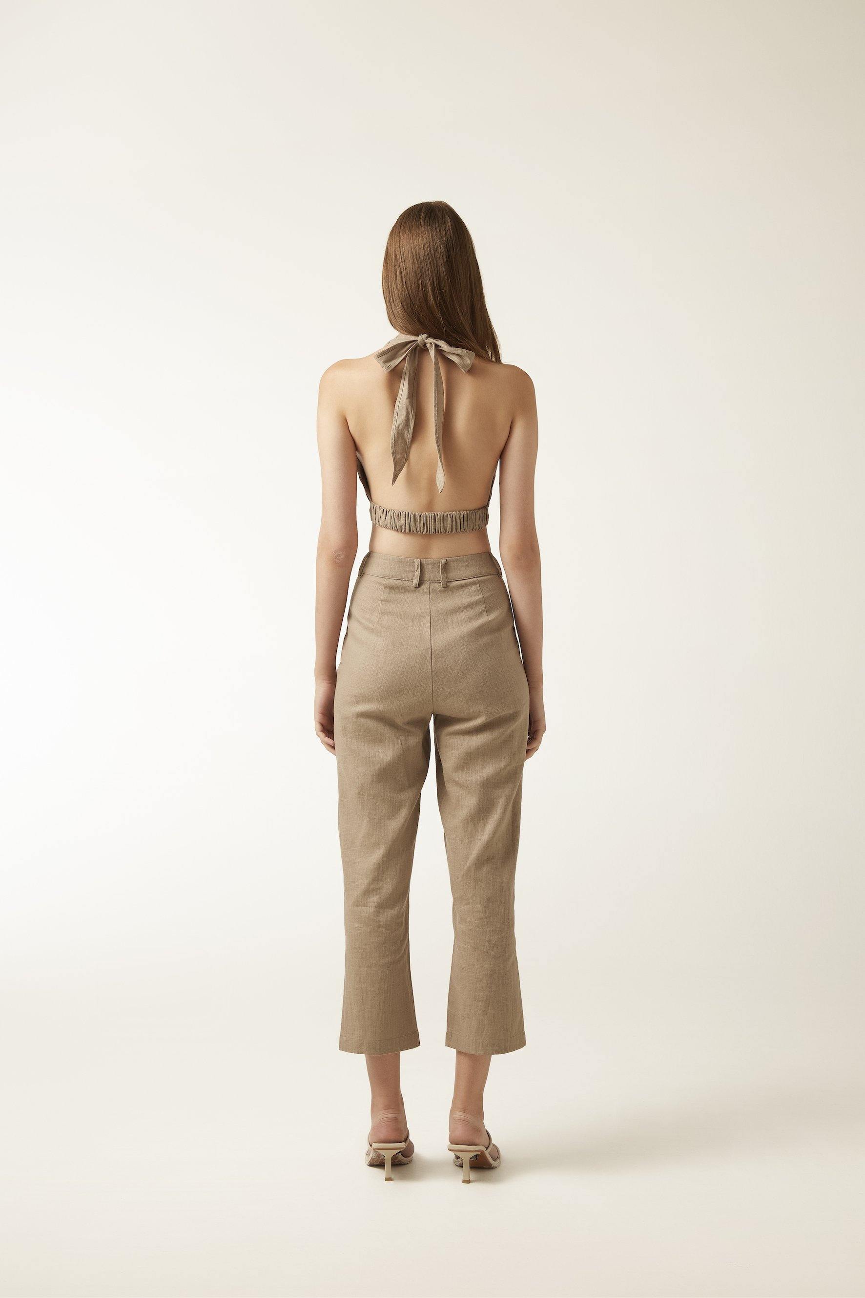 REINA Pants - Taupe - ANNIBODY