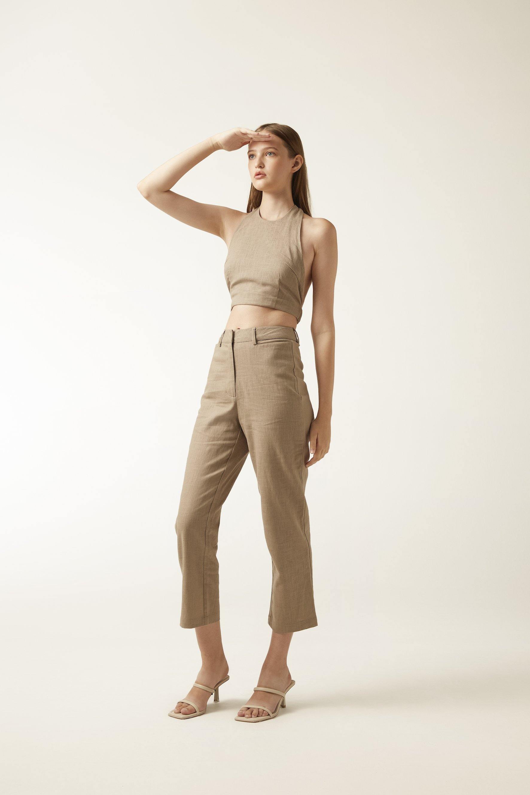 REINA Pants - Taupe - ANNIBODY