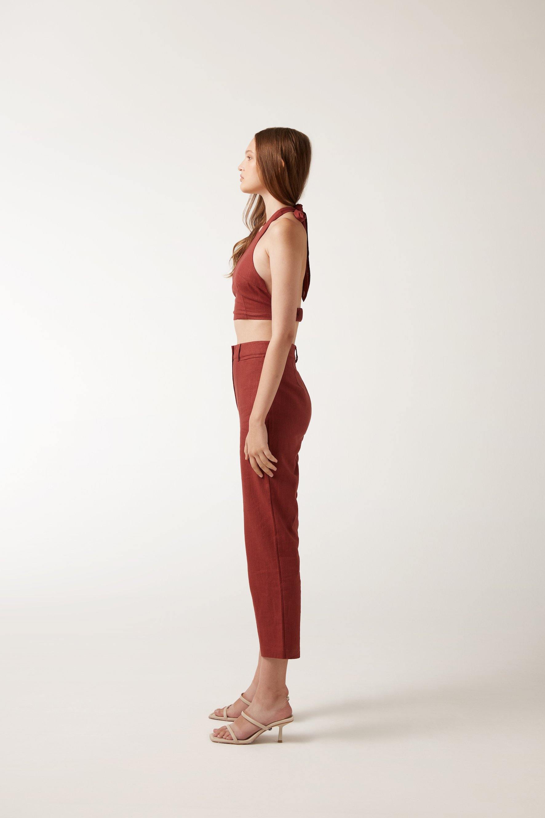 REINA Top - Maroon - ANNIBODY