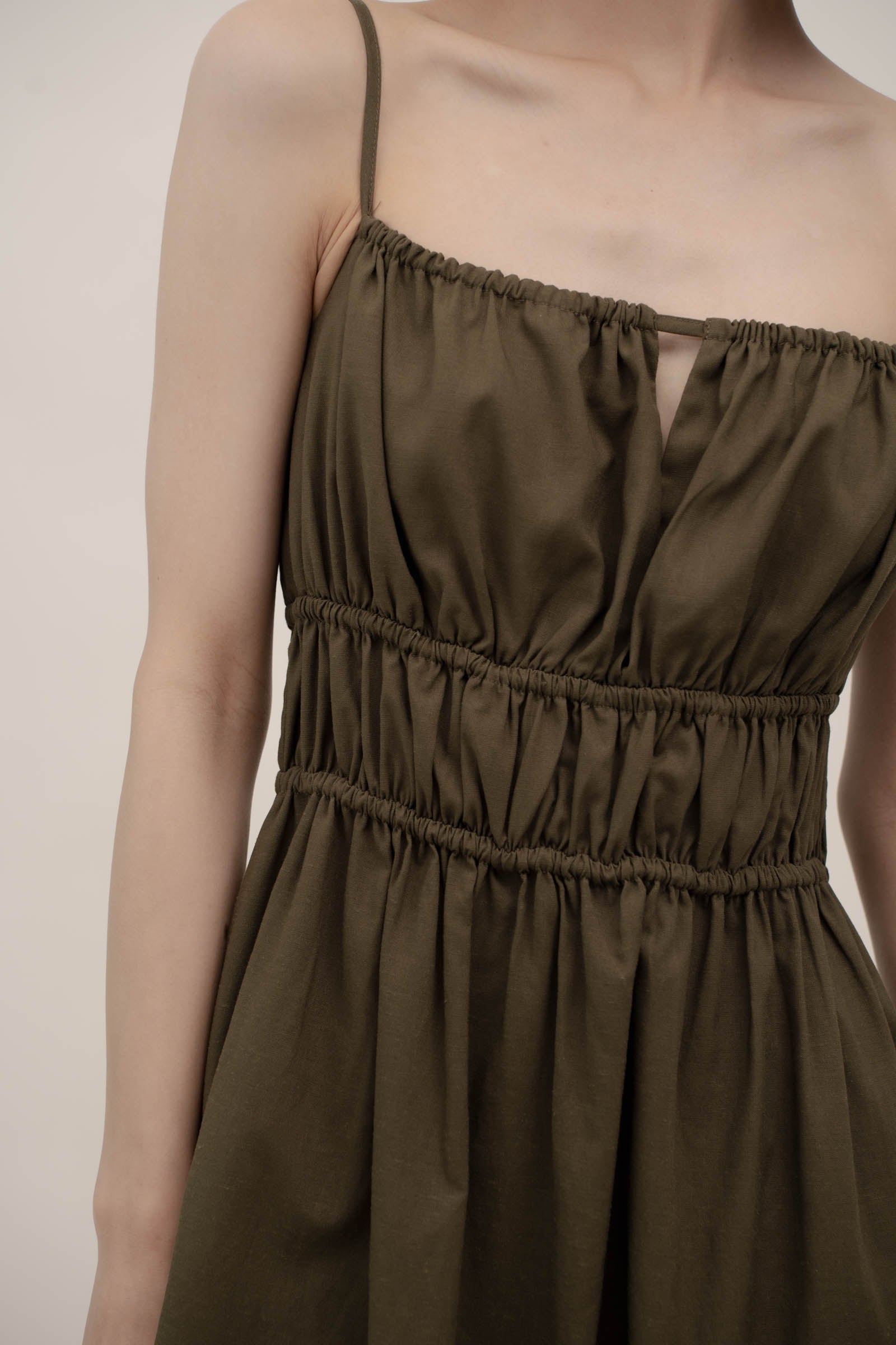 AUDREY Dress - Olive