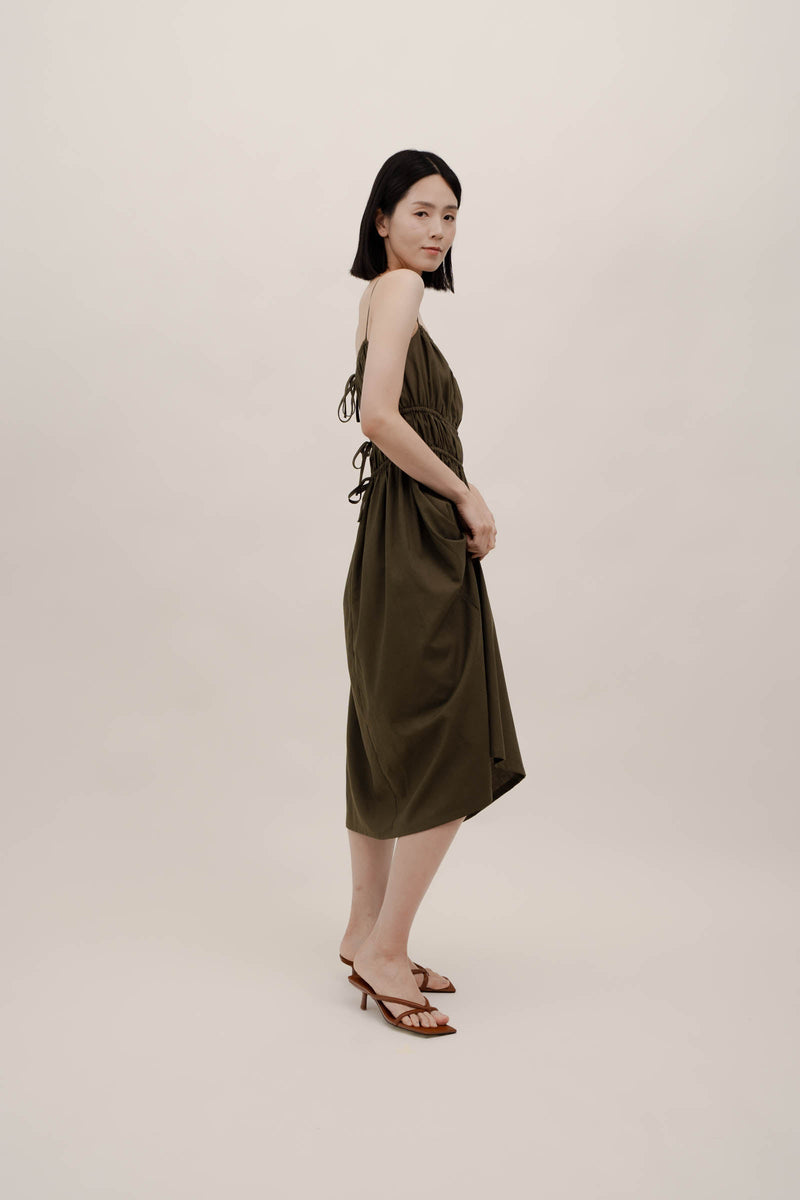 AUDREY Dress In Olive