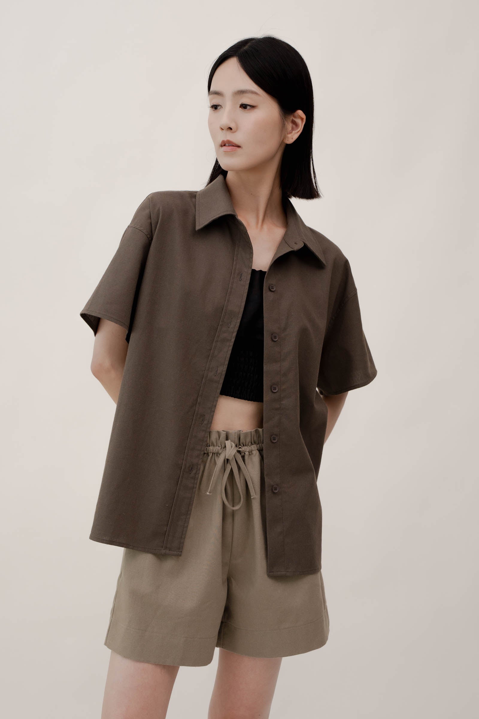 ELISE Shirt - Dark Olive