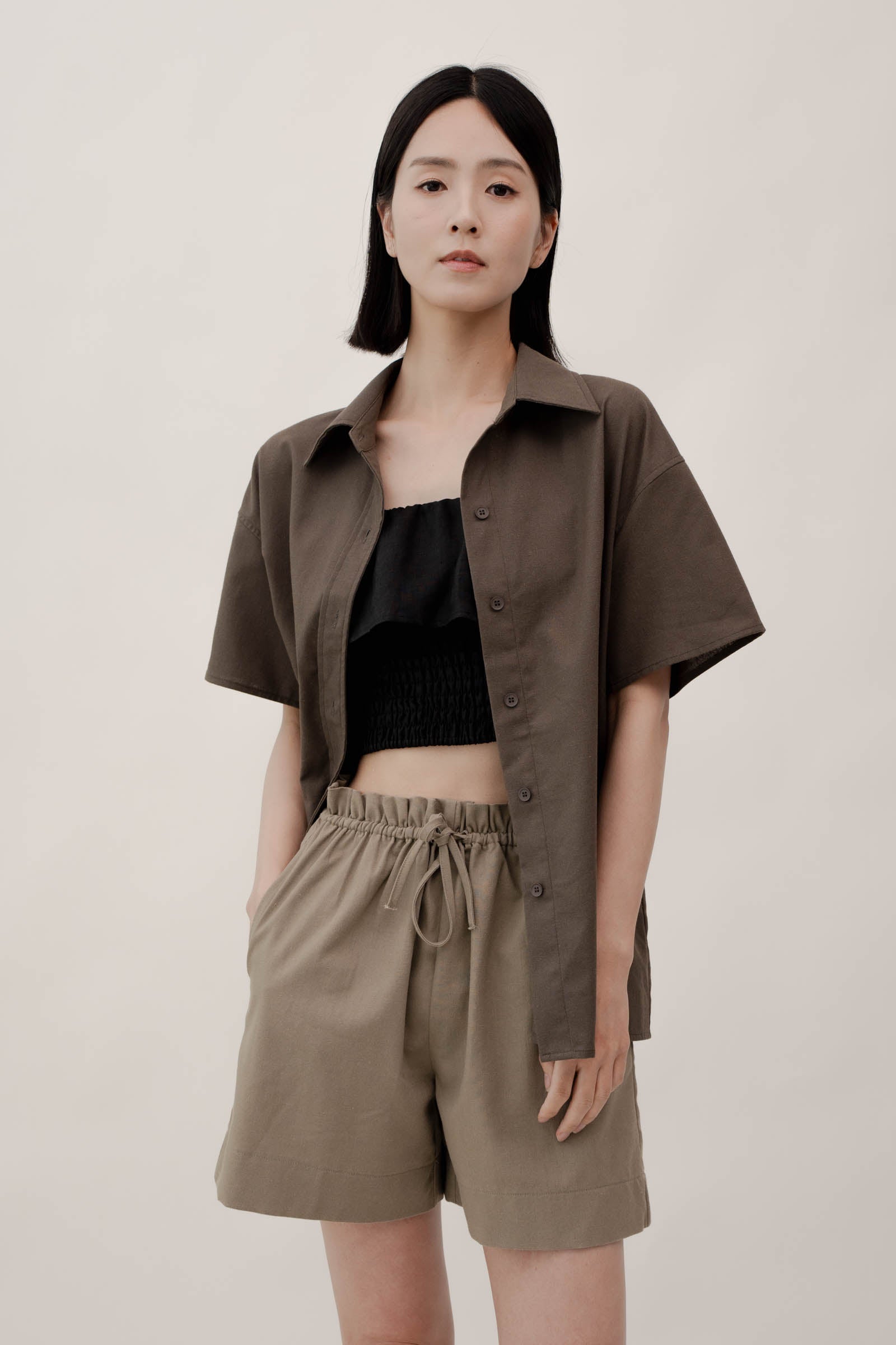 ELISE Shirt - Dark Olive
