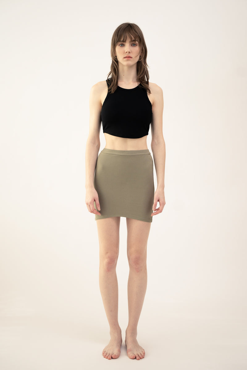 BODY Mini Skirt - Moss