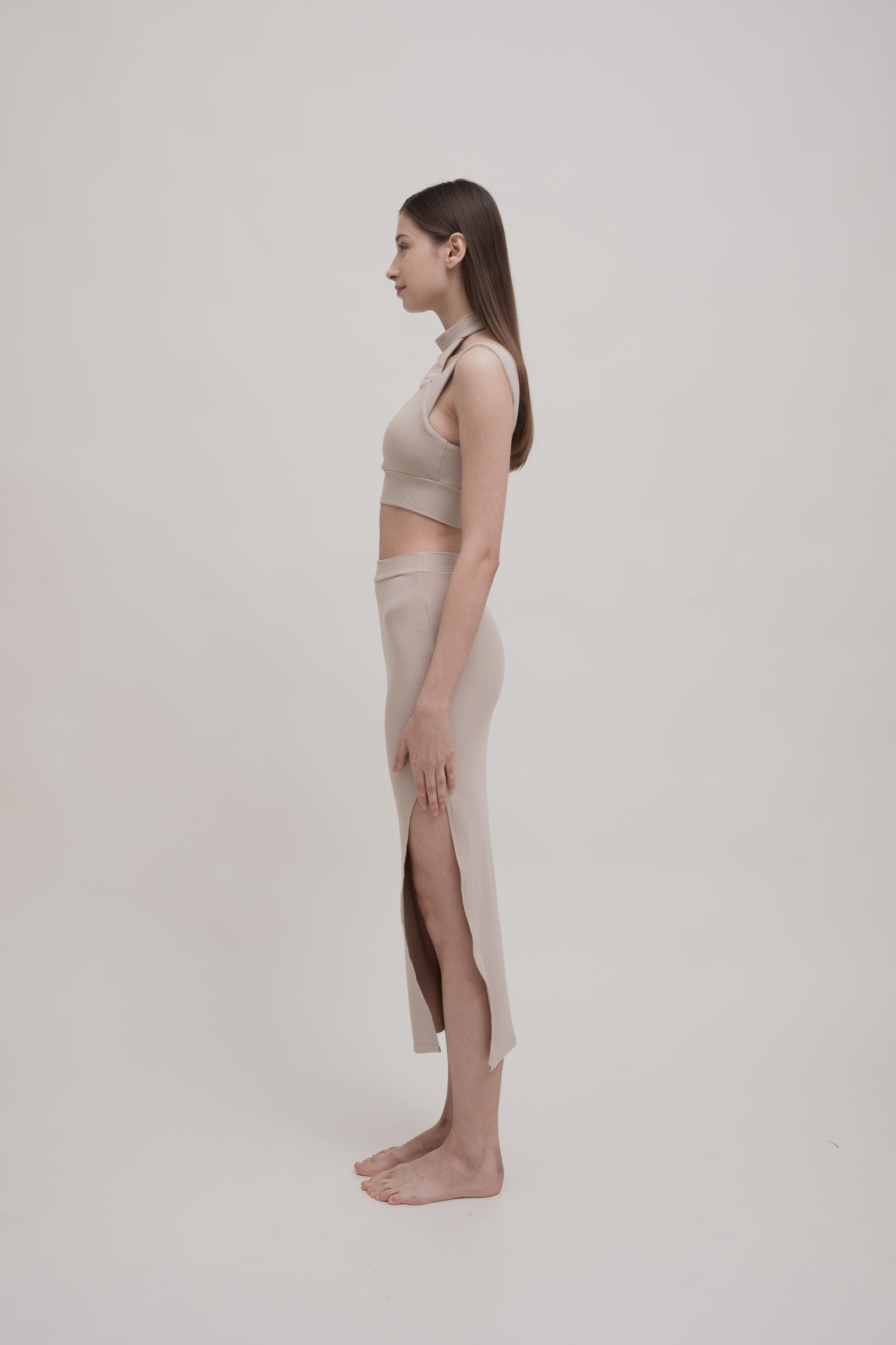 APERA Midi Skirt - Tan