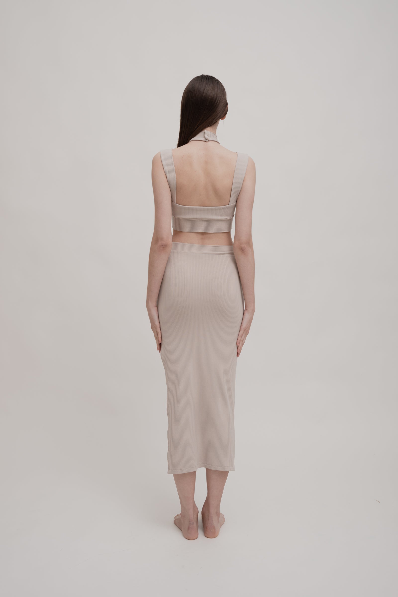 APERA Midi Skirt - Tan